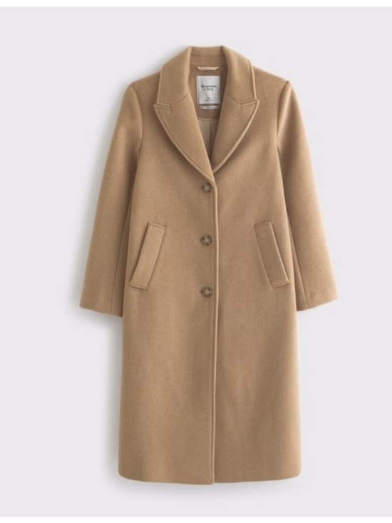 Abercrombie & Fitch Jackets & Blazers - Abercrombie & Fitch - Wool-Blend A&F Dad Coat